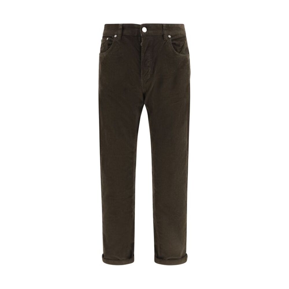 Pt Torino Men Corduroy Design Pants